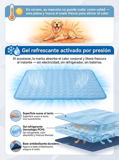 Freeze Mat -  La Manta Refrescante que Salva a tu Mascota del Calor